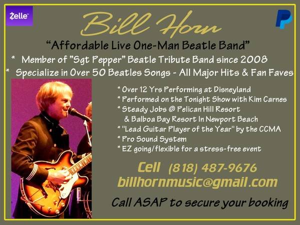 One-Man Beatle Band Performing in Canyon Country