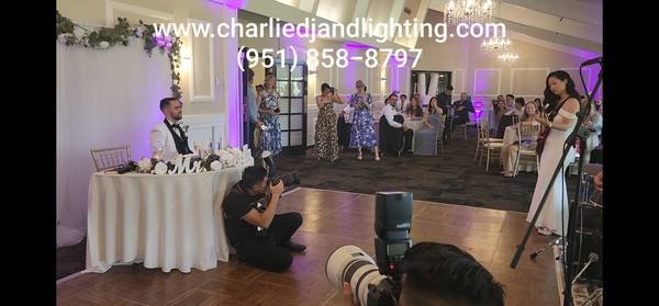 DJ Service, Photo Booth, and String Lighting in Long Beach