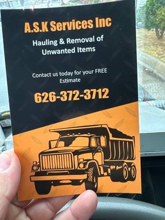 Unwanted Item Pick Up Junk Removal Trash (Pasadena)