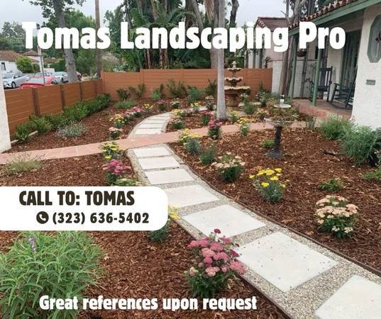 TOMAS Landscaping, Gardening, Artificial Grass, Trees, more. (LA Metro, SG Valley, SF Valley, more.)
