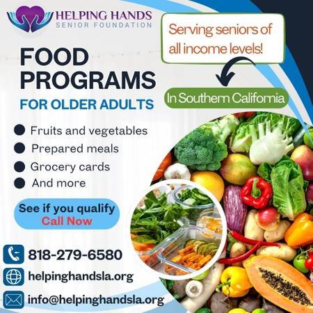 Need Food? Seniors 65+ (SFV)