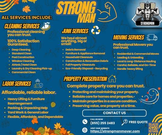 We Offer Last-Minute Moving, Labor, Junk Removal, and Cleaning (SF Valley and All Surrounding Areas)