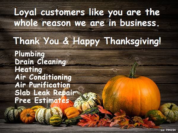 Free Estimate for Plumbing, Drain Cleaning, Water Heater, and A/C Repair Service (Free Estimates HEATING Drain Cleaning Slab Leak)