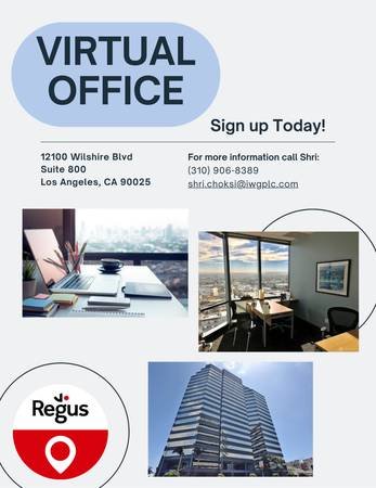 $179 Flexible Virtual Office Options in Brentwood! (Los Angeles)